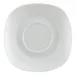 CAC China COP‑SQ2 Square Porcelain Saucer 5.75" x 5.75" x 0.75" White Dishwasher Safe - 1 Dozen 1 image