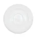 CAC China CRO-2 Corona Saucer, 6" Dia x ½" H Round Embossed Porcelain, Super White - 1 Dozen 1 image