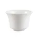 CAC China CTY-C8 Citysquare Bouillon Cup, 4 oz, Porcelain, Super White, Microwave Safe - 1 Dozen 1 image