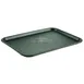 CAC China DSPT-1216G Restaurant Fast Food Tray, 16" x 12" Rectangular Polypropylene, Green 1 image