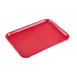 CAC China DSPT-1216R - Fast Food Cafeteria Tray, Rectangular 16" x 12", Polypropylene, Red Finish 2 image