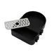 CAC China DTAP-RS Airpot Drip Tray, Black / Cherry, Fits 5‑Quart Airpots, Plastic - 1/Each 2 image