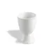 CAC China EGC-3 Egg Cups, 3 Oz, 1‑7/8" Dia x 2‑5/8" H, Porcelain, White, Dishwasher Safe - 1 Dozen 1 image