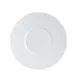 CAC China EVT-2 Everest Saucer 6" Diameter Round Porcelain Bone White Oven Microwave Safe - 1 Dozen 1 image