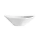 CAC China F-OV9 - 22 oz White Oval Salad Bowl 9" x 7¼" x 3" Porcelain Oven/Microwave Safe - 1 Dozen 1 image