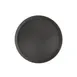 CAC China FGTR-16BK Non-Slip Serving Tray 16" Dia., Round Fiberglass Black Stain/Odor Resistant NSF 1 image