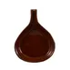 CAC China FP-24-BWN - Fry Pan Server, 24 oz 12" x 9", Brown Ceramic, Microwave Safe - 1 Dozen 1 image