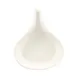 CAC China FP-24-W Fry Pan Server, 24 oz (12" x 9" x 1‑1/4"), Pear‑Shape American White - 1 Dozen 1 image