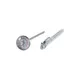 CAC China FPMT-P2 Equil Thermo Pocket Thermometer, 1" Dial, 5" Probe, -40-180°F, Calibratable, NSF 1 image