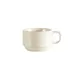 CAC China FR-23 Franklin Coffee Cup, 7 oz (3.25" Dia x 2.5" H), White Stoneware, Safe - 1 Dozen 1 image