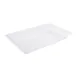 CAC China FS1F-3C Food Storage Box, 5 Gallon, 26"L x 18"W x 3"H, Polycarbonate, Clear 1 image