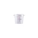 CAC China FS1P-1C Storage Container, 1 Qt., Stackable, Polycarbonate, Dishwasher & Freezer Safe 1 image