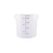 CAC China FS2P-18T Food Storage Container: 18‑Quart Round, Translucent Polypropylene, BPA‑Free, NSF 1 image