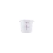 CAC China FS2P-1T Food Storage Container, 1 Qt Round, Polypropylene, Translucent, BPA‑Free, NSF 1 image