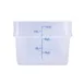 CAC China FS2P-SQ12T Food Storage Container, 12 Qt Square, Stackable, PP, BPA‑Free, Dishwasher Safe 1 image