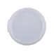 CAC China FS2R-1282CV-T Round Storage Container Cover, 12‑22 Qt, Clear Polypropylene, Dishwasher Safe 1 image