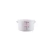CAC China FS3P-2W Food Storage Container, 2 qt, Round, Stackable, Polypropylene, White, BPA Free 1 image