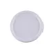 CAC China FS3R-1282CV-W Food Storage Container Cover, Round, 12-22 qt, White, Polypropylene, BPA Free 1 image