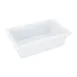 CAC China FS4H-6W Food Storage Box, 3.5‑Gallon, 18"L x 12"W x 6"H, Polypropylene, White, BPA‑Free 1 image