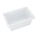 CAC China FS4H-9W Food Storage Box 5 Gallon, 18"L x 12"W x 9"H, Polypropylene, White, BPA‑Free 1 image