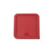 CAC China FSSQ-68CV-R Food Storage Container Cover, Square, Polypropylene, Red, for 6 & 8 qt 1 image
