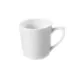CAC China FT-8-P Frontier Mug, 8-9 oz (3-1/4" Dia. x 3/4" H), Super White Porcelain - 1 Dozen 1 image