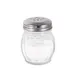 CAC China G5CS-6P Cheese Spice Shaker, 6‑9 oz Lead‑Free Glass Jar, Metal Perforated Lid, No Handle - 1 Dozen 2 image