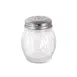 CAC China G5CS-6P Cheese Spice Shaker, 6‑9 oz Lead‑Free Glass Jar, Metal Perforated Lid, No Handle - 1 Dozen 1 image