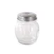 CAC China G5CS-6SL Cheese Spice Shaker, 6‑9 oz Glass Jar, Slotted Metal Top - 1 Dozen 1 image