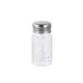 CAC China G8CK-2F - 2 oz Salt Pepper Shaker, Lead-Free Glass Jar with Stainless Steel Top - 1 Dozen 1 image