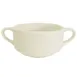 CAC China GAD-46 - Garden State Bouillon Cup 6 oz White Porcelain with Handles, Stackable - 1 Dozen 1 image