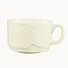 CAC China GAD-56 15 oz Porcelain Coffee Cup 4"3/8 Dia x 2"7/8 Ht White Stackable - 1 Dozen 1 image