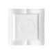 CAC China GBK-2 Goldbook Saucer 5.5" x 5.5" x 0.75", White Porcelain, Oven Microwave Safe - 1 Dozen 1 image