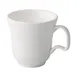 CAC China GDC-1-G Grand Canyon Grace Cup, 8‑oz Bone White Porcelain, Oven Microwave Safe - 1 Dozen 1 image