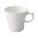 CAC China GDC-1-T Theresa 8‑oz Porcelain Cup, 3.5" Dia x 3.125" H, Bone White, Microwave Safe - 1 Dozen 1 image