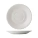CAC China GDC-2 Round Porcelain Saucer 5.5" Dia x 0.75" H Bone White Oven Dishwasher Safe - 1 Dozen 1 image