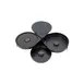 CAC China GLRM-3 3-Tier Glass Rimmer, Plastic Margarita Glass Rimmer, Compact Design for Easy Bar Use 1 image