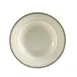 CAC China GS-125 Pasta Bowl, 30 oz (12" Dia x 2" H) Stoneware, Green Band/American White - 1 Dozen 1 image