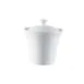 CAC China HMY-HSP - Sugar Bowl, 4" Dia x 3½" H, Porcelain White Lid, Dishwasher Safe - 1 Dozen 1 image