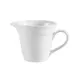 CAC China HMY-PC - Creamer Pitcher, 6‑8 oz, 4½" L x 3⅛" W x 3" H, White Porcelain Handle - 1 Dozen 1 image