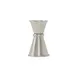 CAC China JGS1-0575 Japanese-Style Jigger, 1/2 oz. x 3/4 oz., Rolled Edge, Stainless Steel 1 image