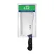 CAC China KACH-70 Asian Cleaver Knife, 7" High-Carbon Steel Blade, Black Handle 2 image