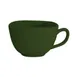 CAC China KC-1-G - Green 8 oz Ceramic Coffee Cup 3.75" L x 3.75" W x 2.5" H Oven Safe - 1 Dozen 1 image