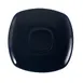 CAC China KC-2-CBU Square Stoneware Saucer, 6" x 6" x 0.75", Cobalt Blue, Dishwasher Safe - 1 Dozen 1 image