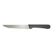 CAC China KESK-50 Steak Knife, 5" Stainless Steel Blade, Black Plastic Handle, Pointed Tip - 1 Dozen 1 image