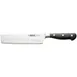 CAC China KFNK-G72 Schnell Nakiri Knife, 7-1/4" German High-Carbon Steel, Black Handle 1 image