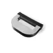 CAC China KPMC-7D Dual-Bladed Mincing Knife, 6-5/8", Stainless Steel, Black Polyethylene Handle 1 image