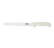CAC China KSBR-100 Klinge Bread Knife, 10" Blade, German High-Carbon Steel, White Handle 1 image