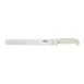 CAC China KSRB-120 Roast Beef Slicer Knife, 12" German High-Carbon Steel, White Handle 1 image