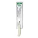 CAC China KSSK-101 Cimeter Steak Knife, 10" Blade, High-Carbon Steel, White Handle 2 image